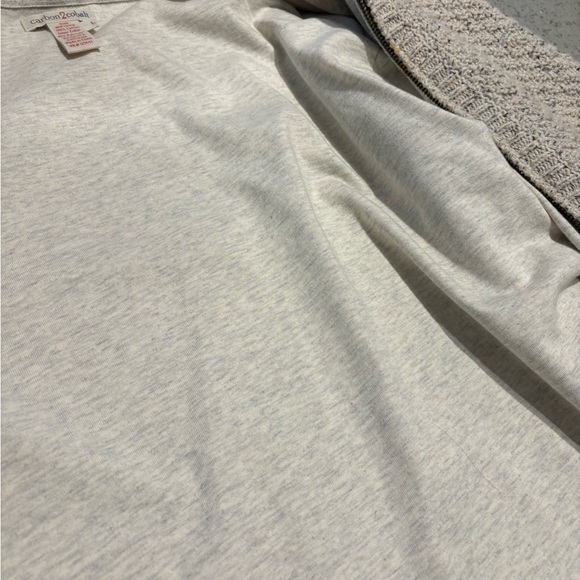 Beautiful men’s camel Sherpa lined collar jersey lining t-shirt soft - Picture 1 of 4